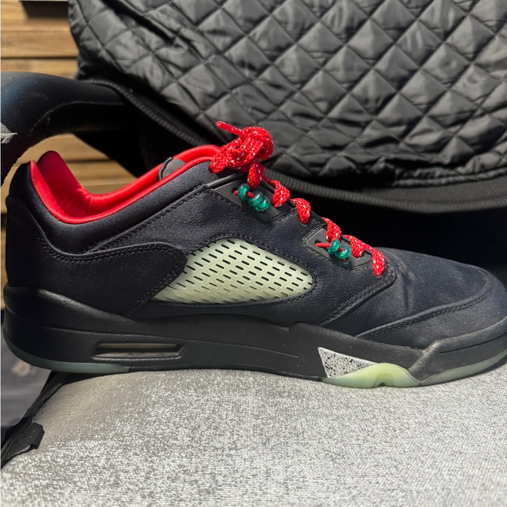 - Clot x Air Jordan 5 Low "Jade" size 10.5 - Picture 7 of 8